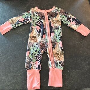 Floral Pink Kids One Piece